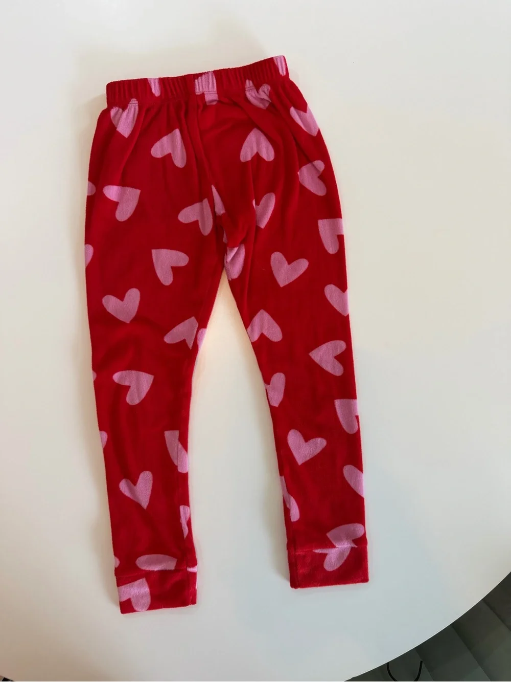 Girls Cat & Jack heart pajamas, two piece, pink and red, 5T NWOT